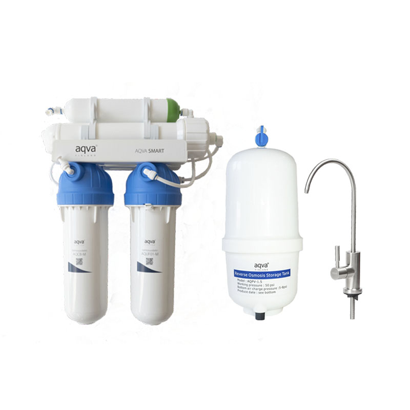 AQVA SMART S, juomaveden puhdistamiseen 16l/t, 1.5l säiliöllä