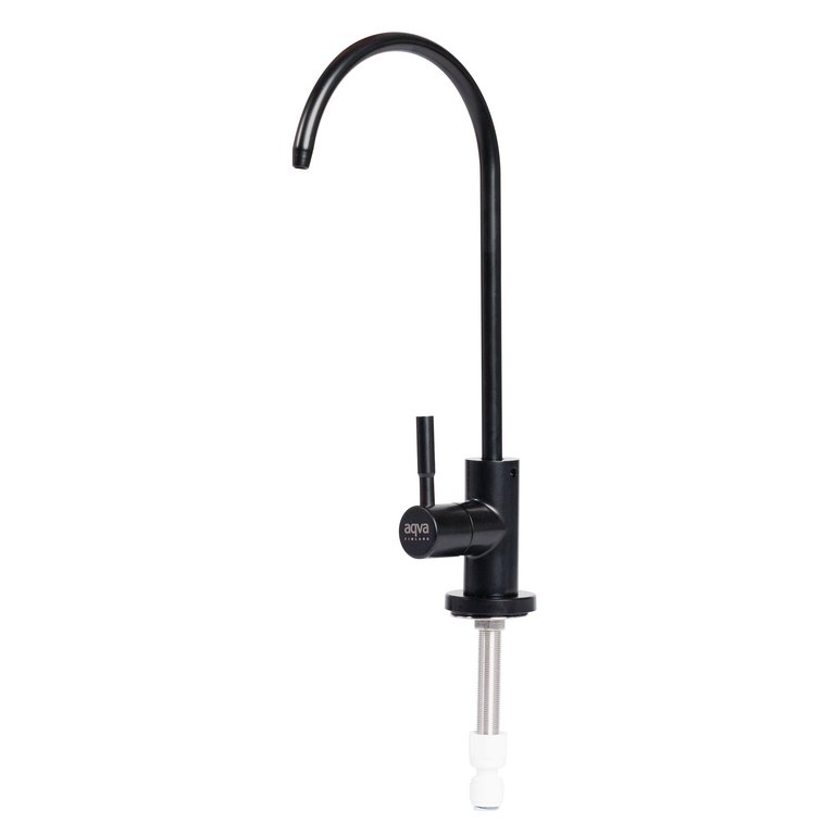 AQVA TOM+,  drinking faucet, stainless steel, matt black with locking