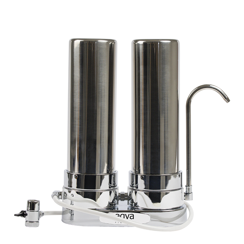 AQVA DUO countertop filter for well water