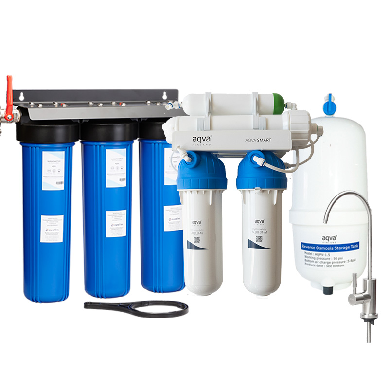 AQVA Smart+ -paketti juoma- ja käyttöveden puhdistamiseen, XL-koko