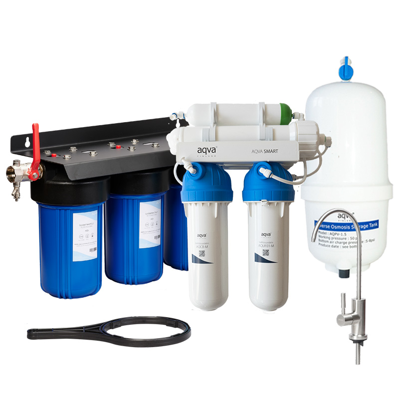 AQVA Smart+ -paketti juoma- ja käyttöveden puhdistamiseen, L-koko