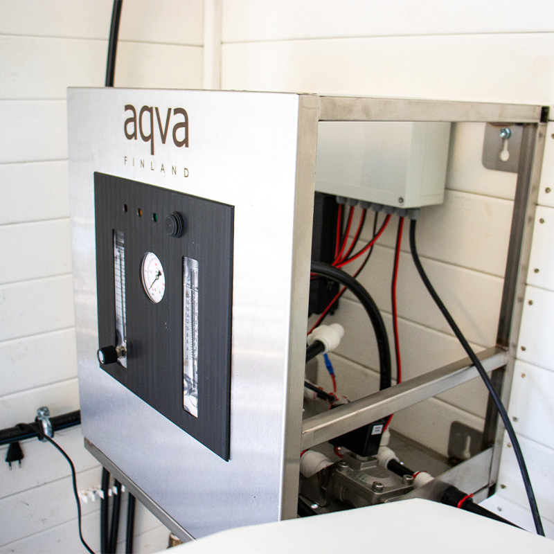 AQVA AHTI XL -käänteisosmoosipaketti, juoma- ja käyttöveden puhdistamiseen, 600 L/h