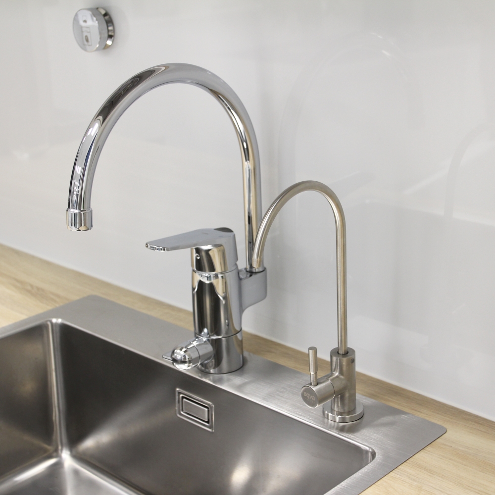 AQVA myULTRA ECO - extremely effective filtration , stainless steel faucet