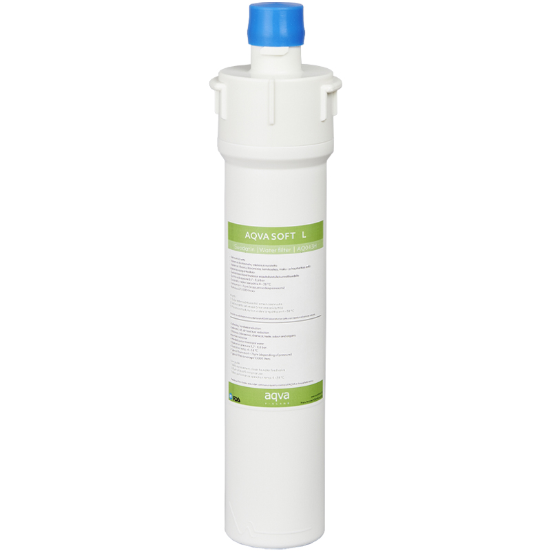 AQVA SOFT, L-size water softening. Reduces limescale and hardness.