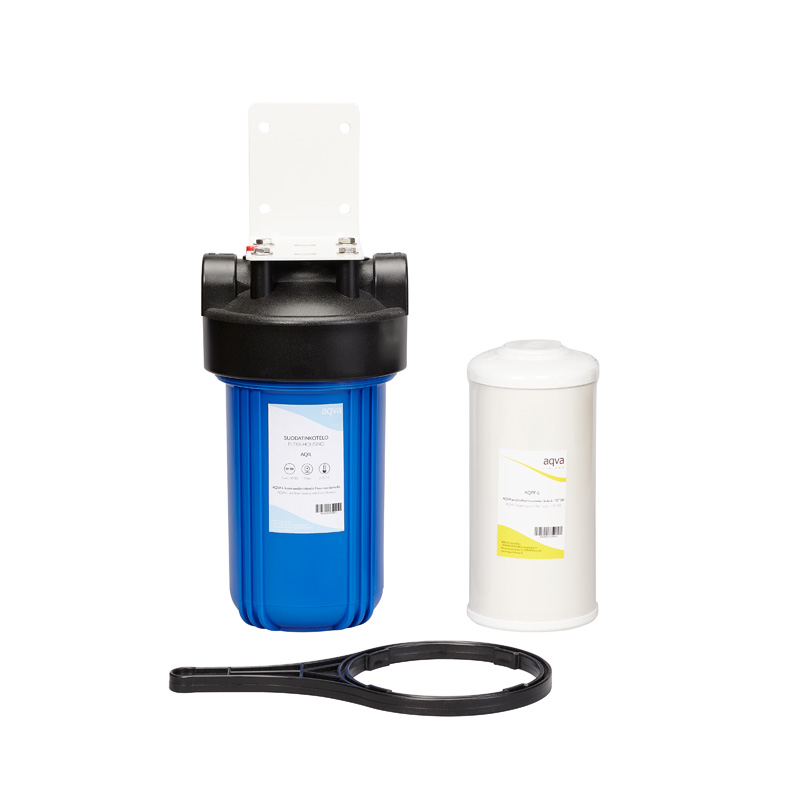 AQVA L / 10 inch BB filter package, water softening