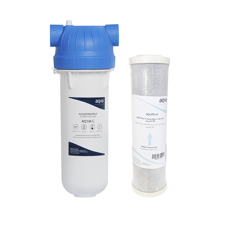 AQVA M / 10 tuumaa suodatinpaketti, ultra, 0,1µm