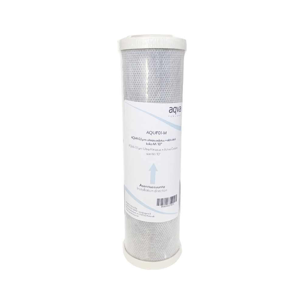 AQVA0,1µm fine filtration 10 inch / M-size 